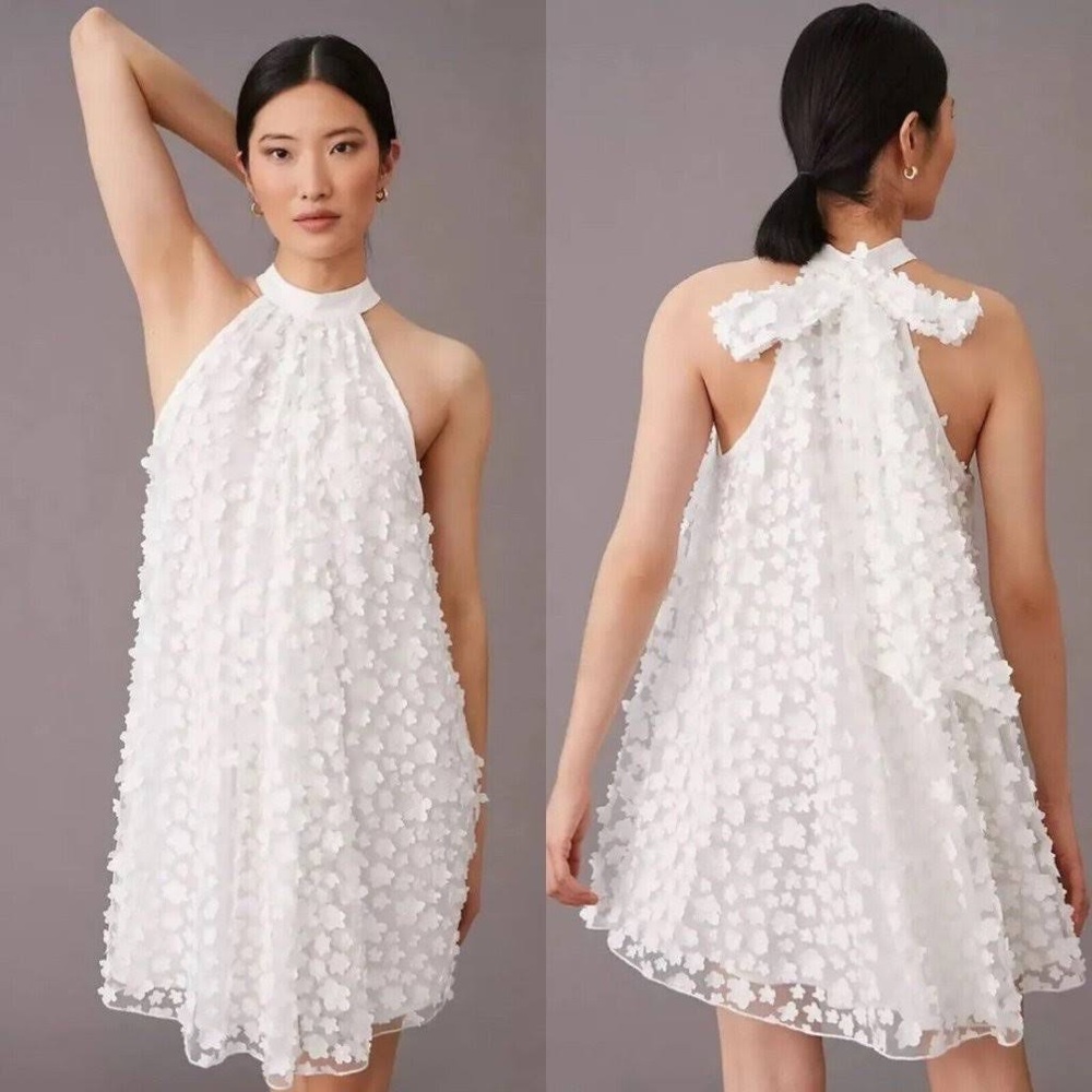 Eva Franco Halter Swing Mini Dress